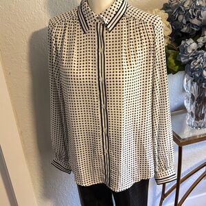 Max studio long sleeve blouse size Medium